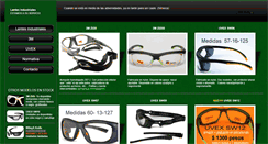 Desktop Screenshot of lentesindustriales.com